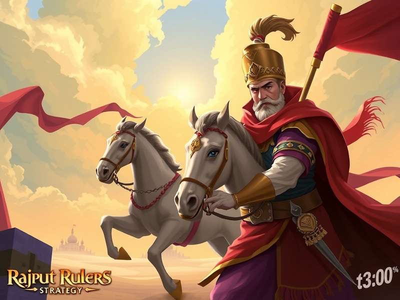 Rajput Ruler's Strategy Game Banner